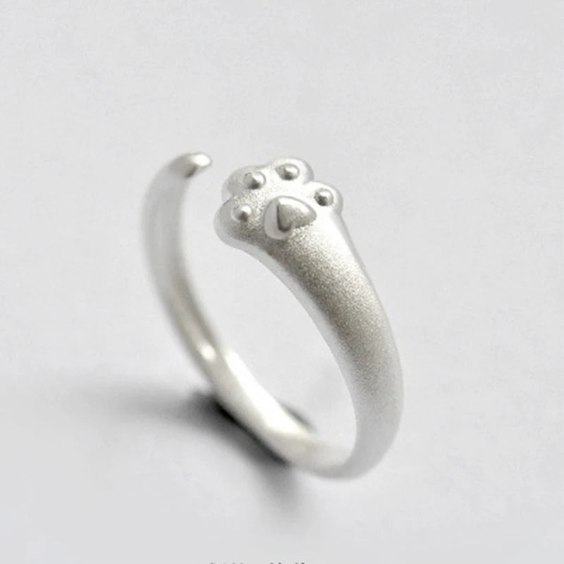 Dragon & Mouse Adjustable Open Ring for Women – Antique Silver Animal Finger Ring, Trendy Fashion Party Jewelry Giftwelry Gift
